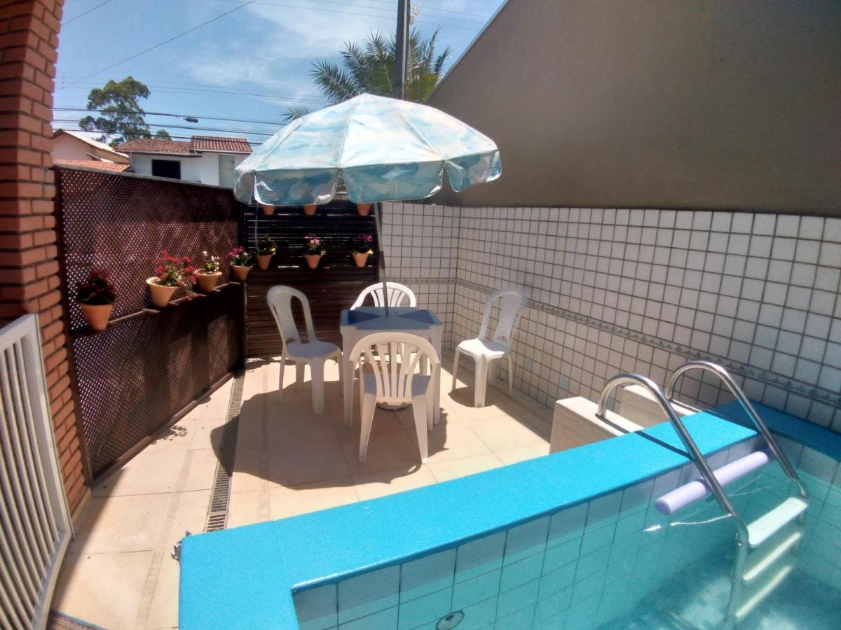 Sobrado Com Piscina Em Condomino Fechado A 150 M Da Praia Caraguatatuba Zewnętrze zdjęcie